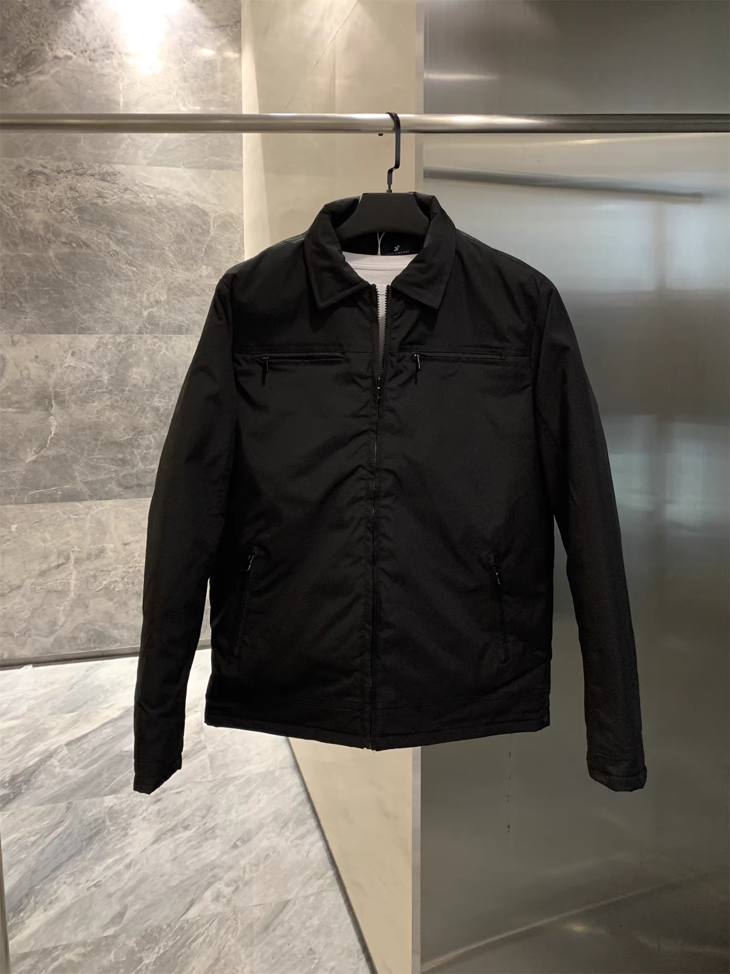 Don Quixote đến Brazil! Nhẹ, dày và ấm áp! Áo khoác cotton có cổ chống gió dành cho nam mùa thu đông