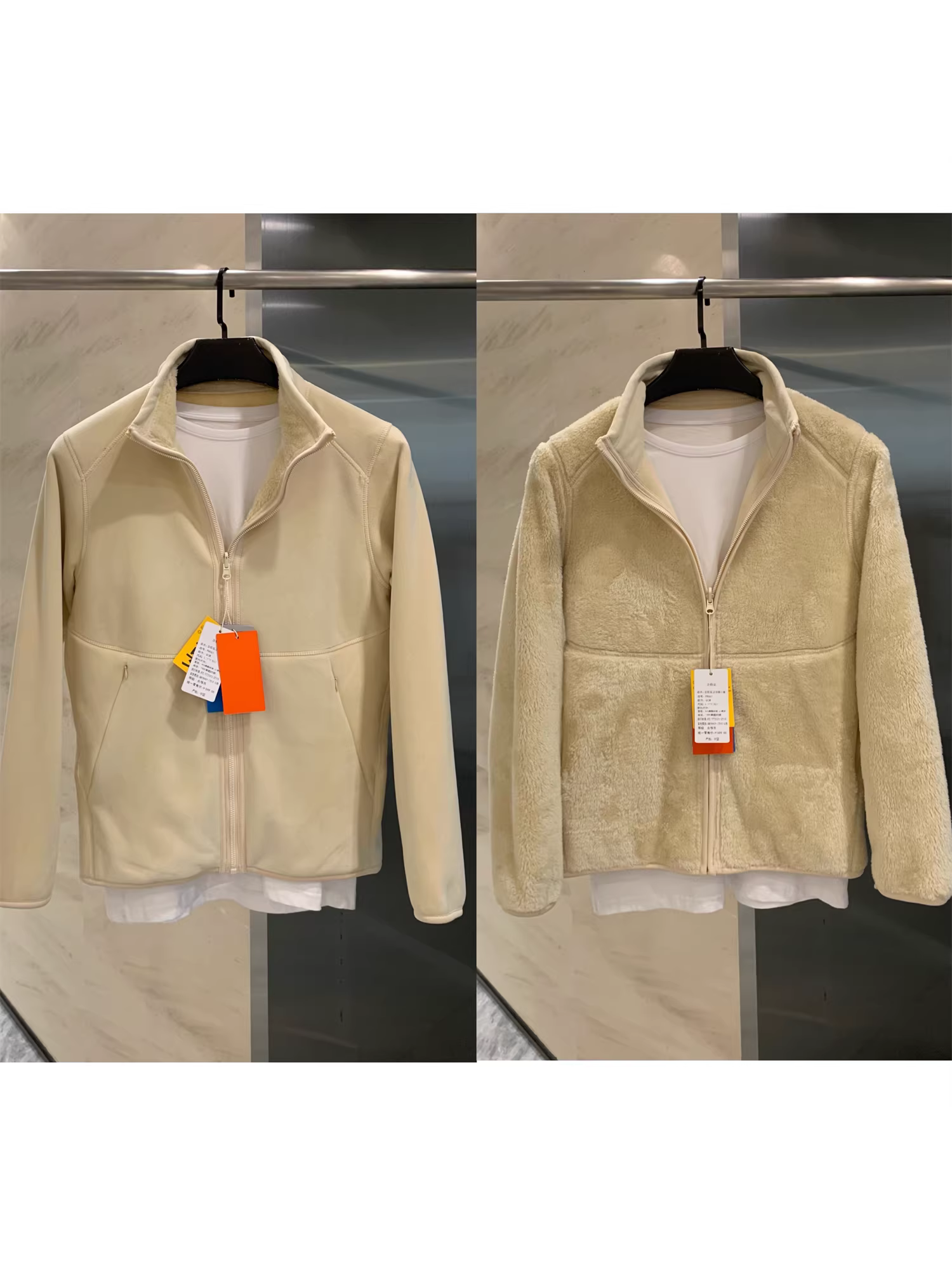 Don Quixote Lò nhỏ chịu được độ lạnh! Có thể đảo ngược! Lông cừu biển dày! Áo khoác lông cừu hai mặt ấm áp mùa thu đông