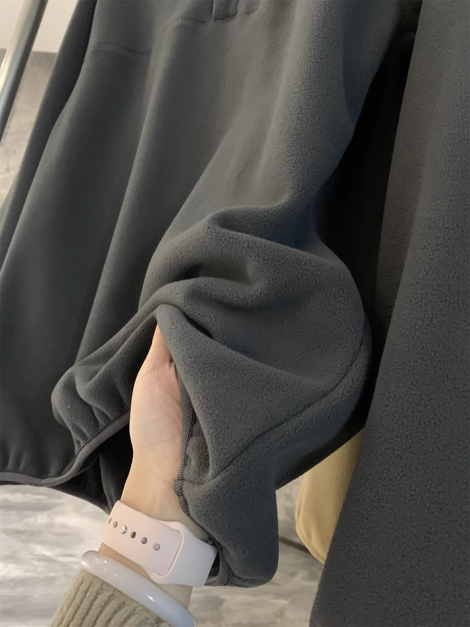 Don Quixote Nhẹ và ấm áp + Lông cừu hai mặt! Xu hướng áo len dài tay có cổ đứng dành cho thể thao và giải trí mùa thu đông