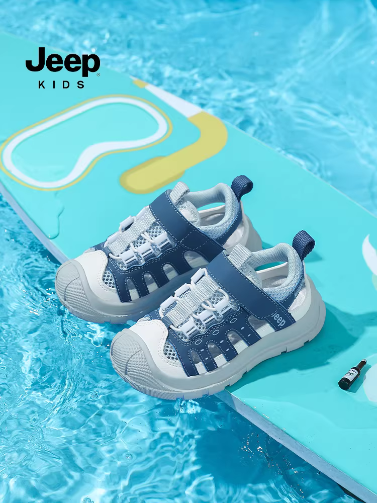 Dép kín mũi cho bé trai, dép đi biển chống trơn mùa hè, giày đi suối mới 2025 cho bé gái, giày đế mềm cho bé trai.