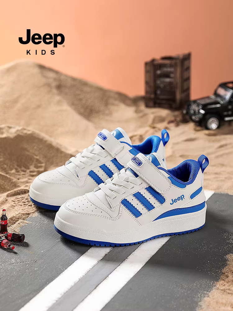 Giày trẻ em Jeep giày mùa xuân thông thường 2025 giày thể thao mới cho bé trai giày da đế mềm giày trẻ em giày thể thao nữ
