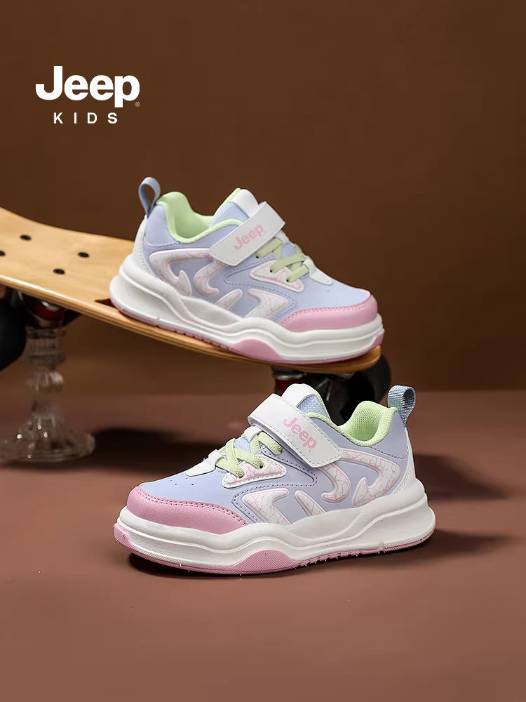 Giày thể thao trẻ em nam Jeep đế mềm chống trơn, mẫu mới mùa thu 2025, giày thể thao nam mùa thu, giày sneaker thường ngày