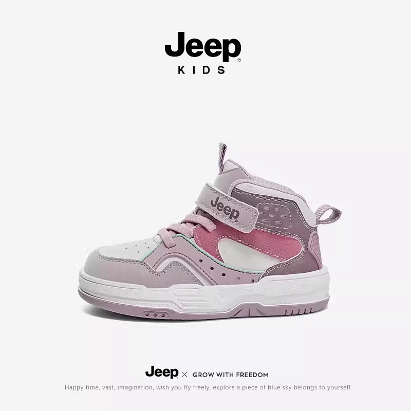 [Giảm giá] Giày thể thao trẻ em Jeep dành cho bé trai và bé gái Giày da nữ mùa xuân thu 2025