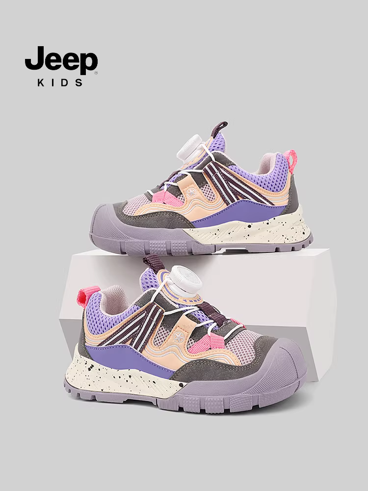 Giày thể thao nhẹ dành cho bé trai Jeep 2025 mùa xuân mới, giày chạy bộ đế mềm thoáng khí dành cho bé gái và trẻ em, giày trẻ sơ sinh