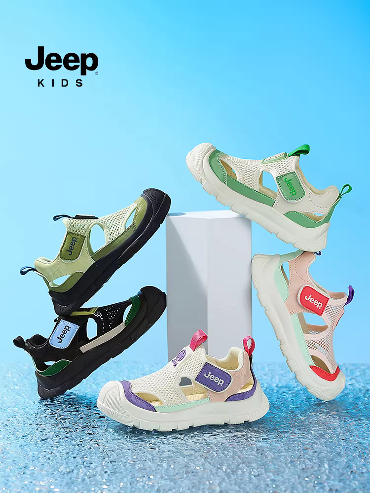 Dép sandal kín mũi cho bé trai, giày nước trẻ em, mẫu mới hè 2025, giày thể thao đế mềm đi biển cho bé gái