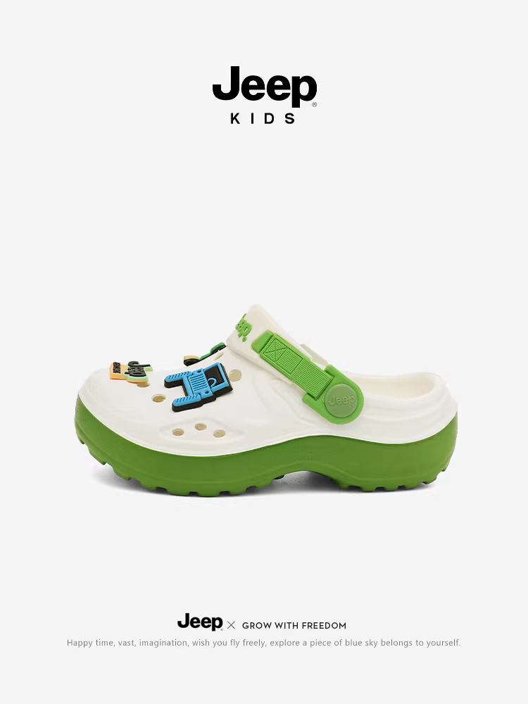 Giày đi biển cho bé trai Jeep, guốc, giày đi nước ngoài trời mới mùa hè 2025, dép và sandal cho bé gái
