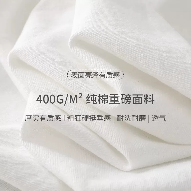 Áo thun dài tay cổ tròn kiểu Mỹ màu kaki 400G dành cho nam, áo thun cotton nguyên chất, áo len cổ tròn rộng rãi cho mùa xuân.