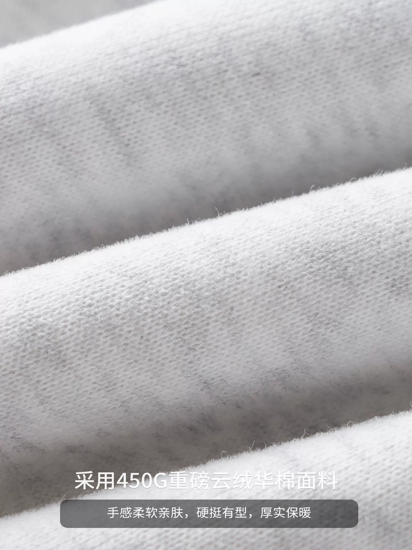 OMZM450G áo len cardigan hạng nặng áo len nam mùa thu màu xám có mũ trùm đầu có dây kéo áo khoác dáng rộng hình bóng áo khoác cặp đôi