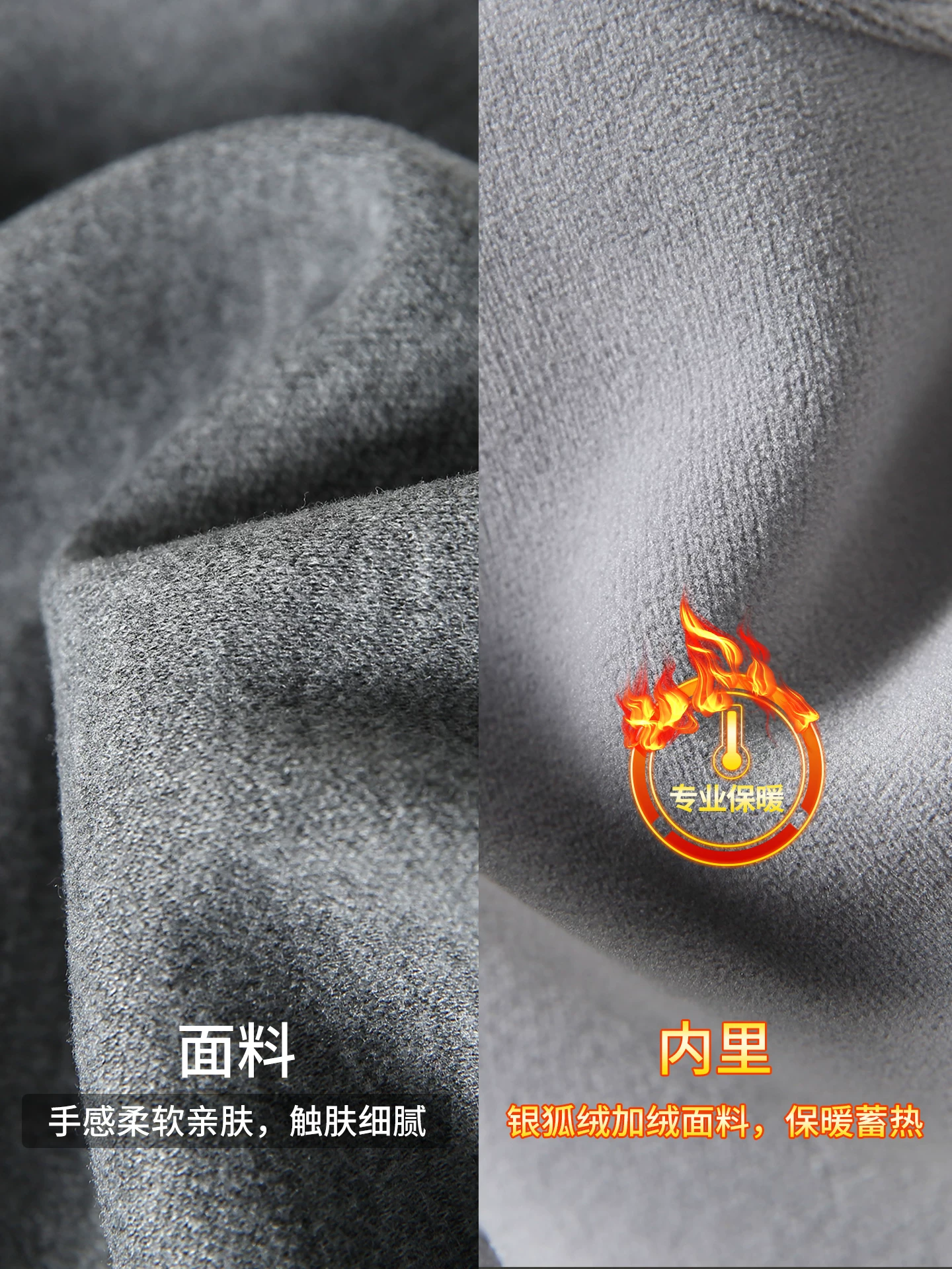 Quần thể thao len nặng OMZM dành cho nam, quần thể thao thường ngày dày dặn lót lông cừu mùa đông, quần ống thẳng dáng rộng kiểu Mỹ