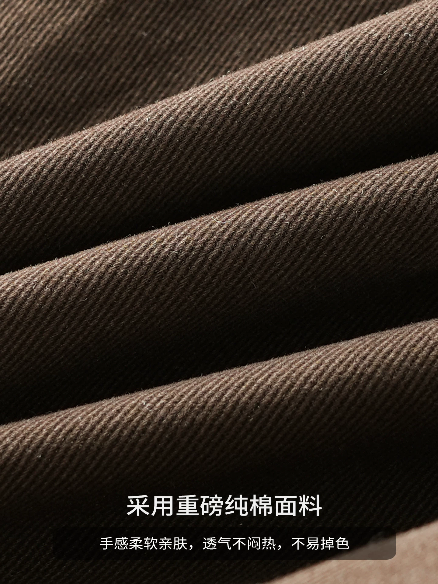 Quần thường ngày bằng cotton nguyên chất hạng nặng OMZM dành cho nam, quần ống thẳng cổ điển kiểu Mỹ mùa thu, dáng rộng đơn giản, quần kiểu dao cong mát mẻ và sành điệu.