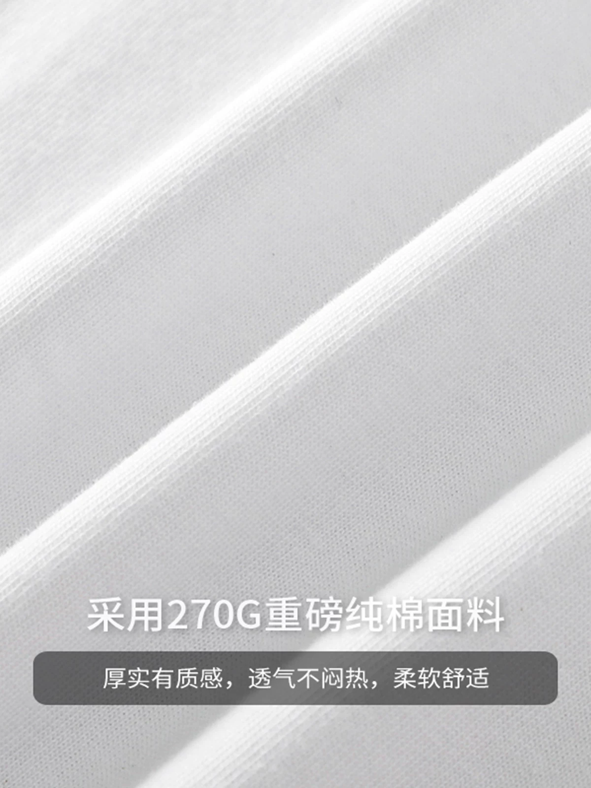 Áo thun cổ chữ V bằng cotton nguyên chất hạng nặng OMZM270g dành cho nam, áo sơ mi ngắn tay mùa hè màu trơn cổ tim, áo thun nửa tay vai thường