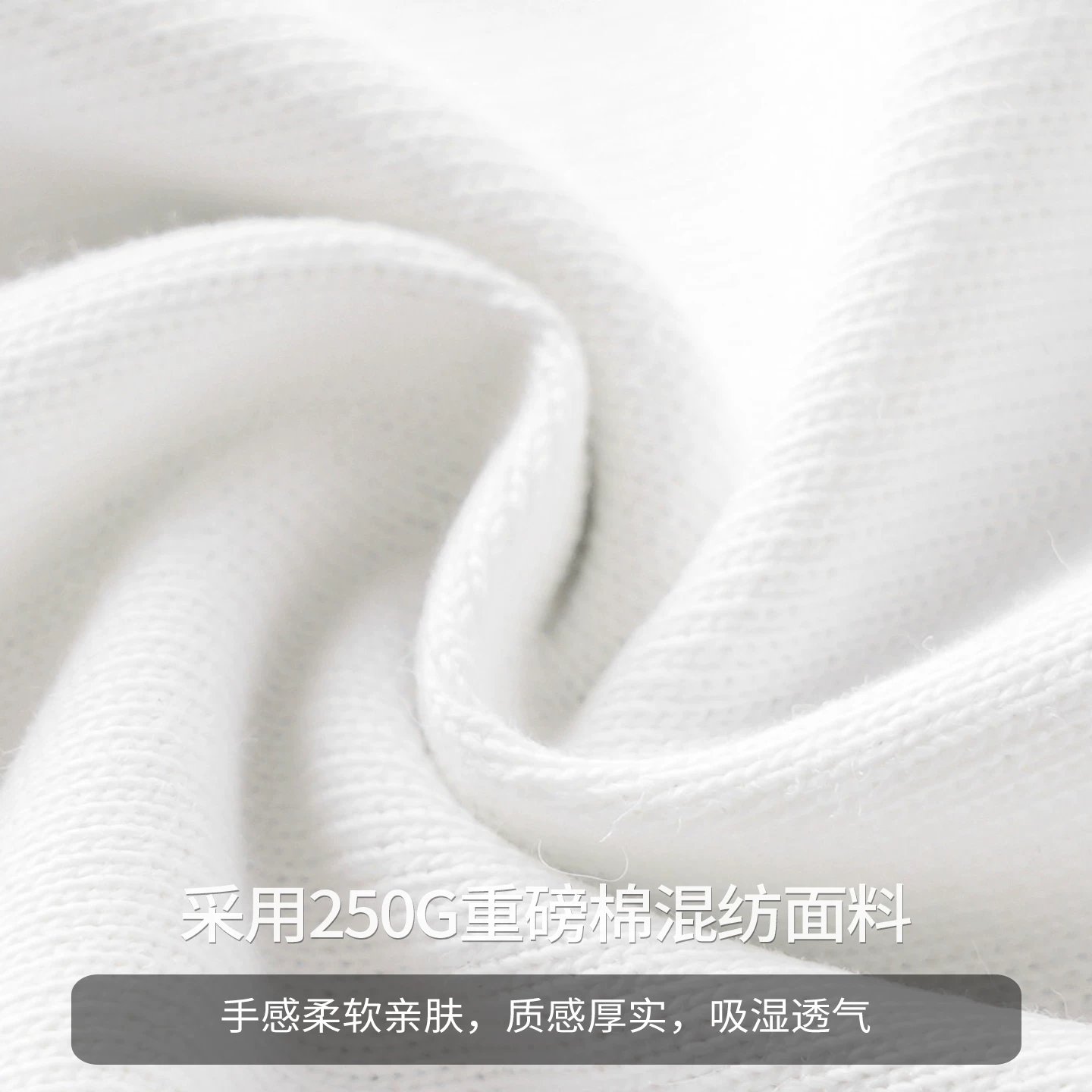 Áo thun dài tay hạng nặng OMZM250G dành cho nam, áo sơ mi nền trắng in chữ phong cách Nhật Bản mùa thu, áo chui đầu cổ tròn