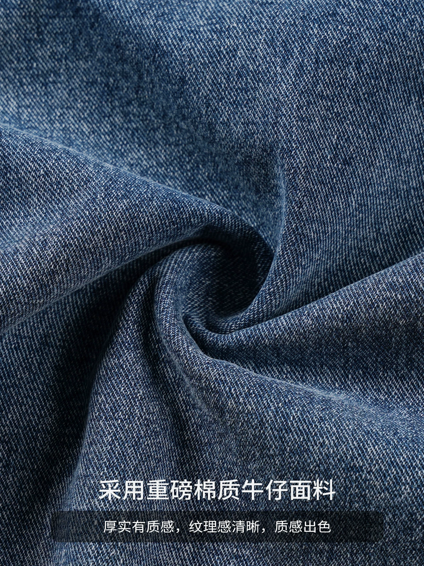 Quần jean thẳng dáng rộng OMZM dành cho nam, kiểu mới mùa đông 2025, quần công sở cao cấp cá tính, quần thường ngày kiểu vintage rách cá tính