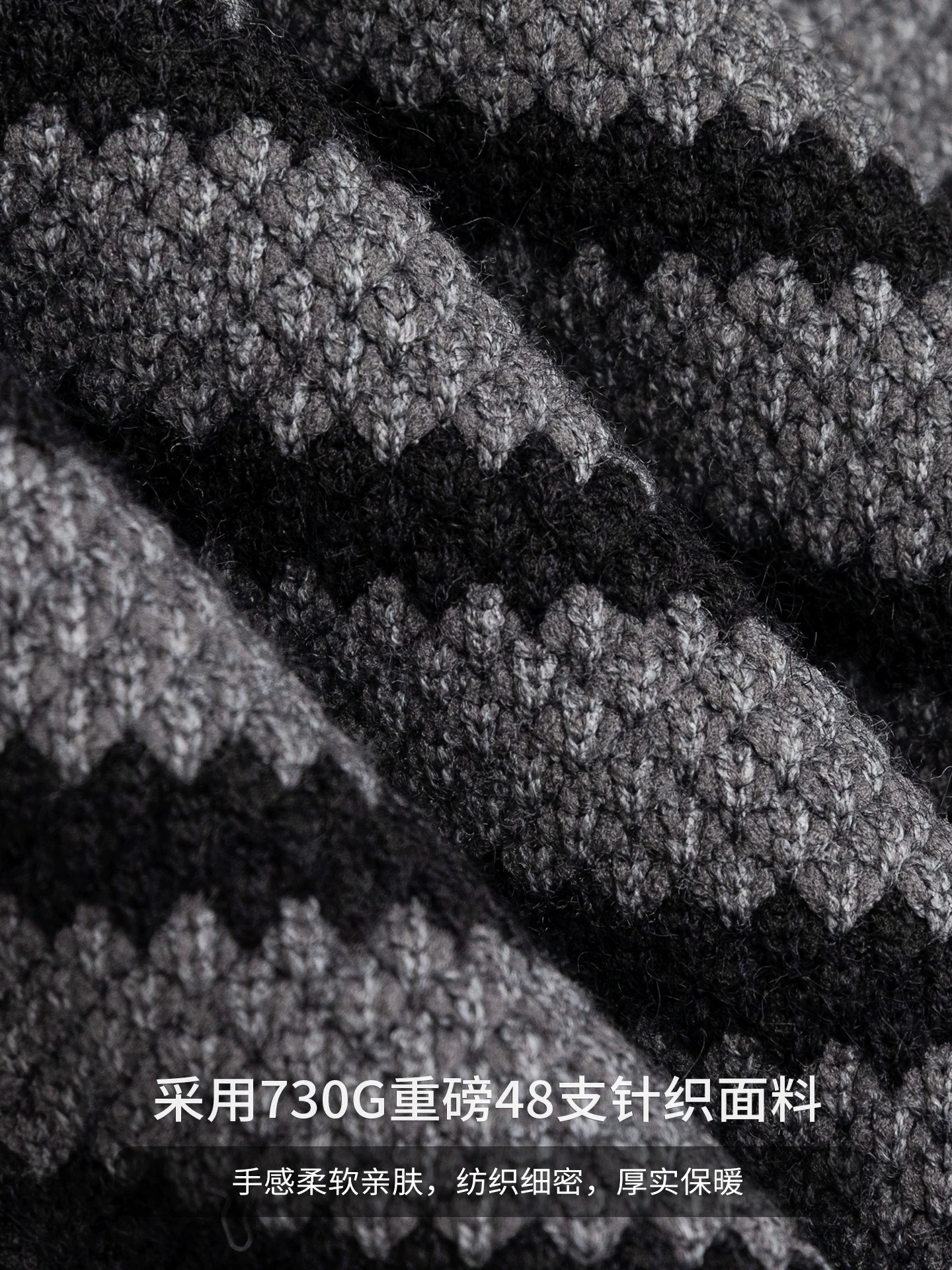 Áo len cổ tròn sọc hạng nặng OMZM dành cho nam, áo len cổ tròn cổ tròn phong cách retro Mỹ mùa thu, áo khoác dệt kim phong cách Hồng Kông