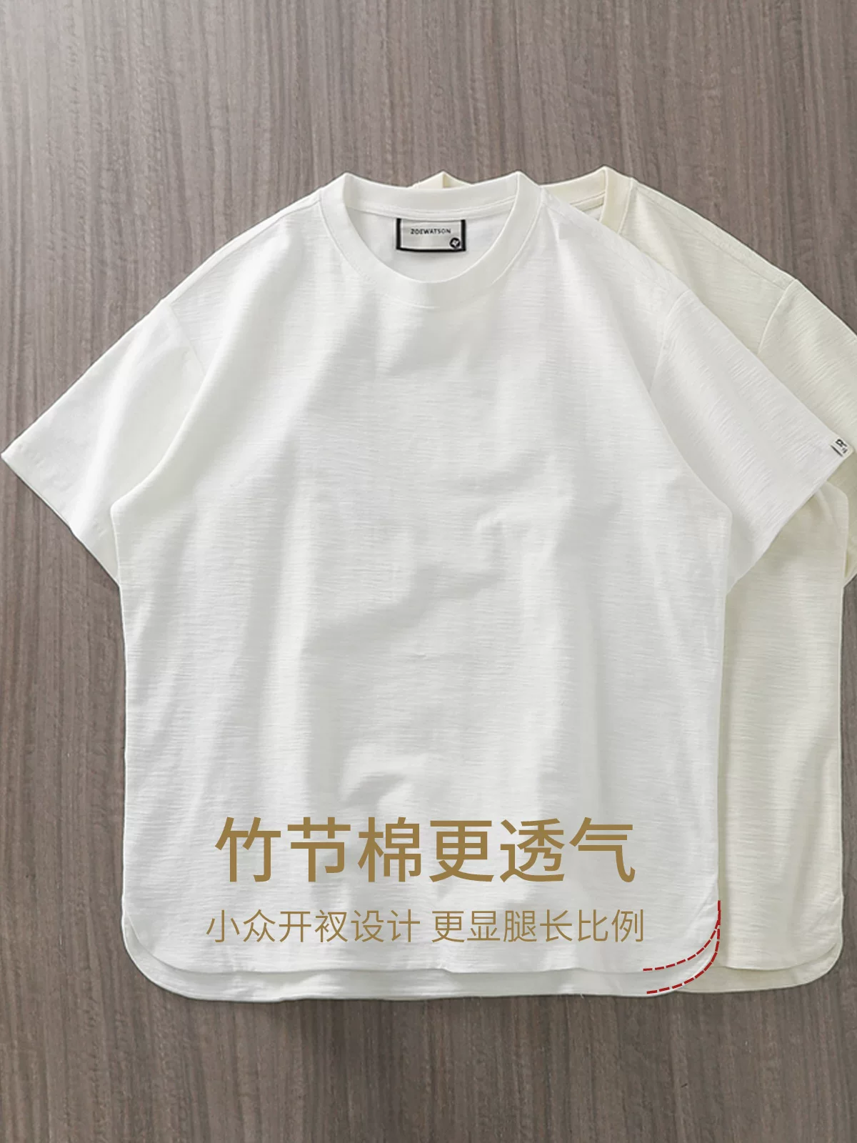 [Thoáng mát và thoáng khí] Áo thun ngắn tay bằng vải cotton tre hạng nặng 300G dành cho nam, mùa hè dáng rộng cỡ lớn bằng cotton nguyên chất cổ tròn nửa tay