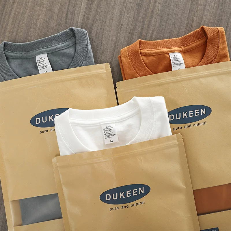 Áo thun cotton nguyên chất hạng nặng 260g kiểu Mỹ dành cho nam, tay ngắn, dáng rộng, cổ tròn, dày, cổ nhỏ, màu trắng trơn mùa hè, tay lửng.