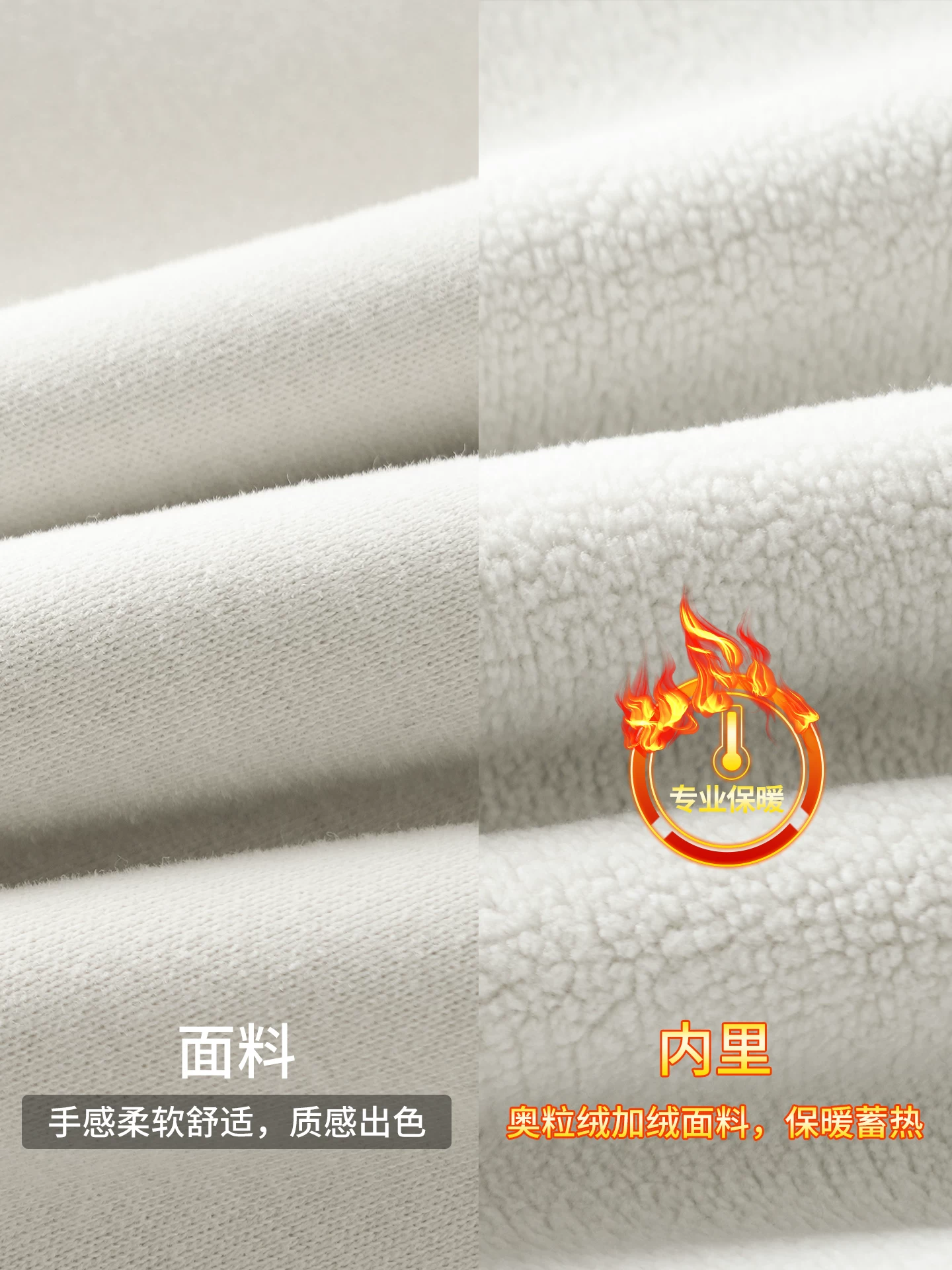 Áo nỉ lông cừu hạng nặng OMZM dành cho nam, phong cách đường phố cao cấp của Mỹ mùa đông, cổ tròn in hình, tay dài, dày dặn, ấm áp, áo lót bên trong.