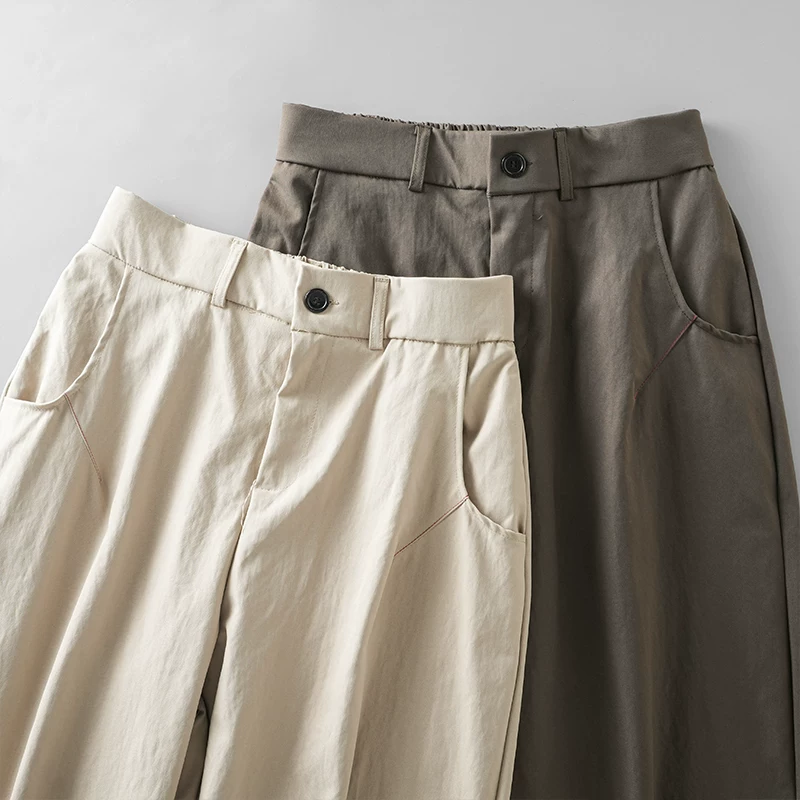 Quần công nhân kiểu Mỹ OMZM dành cho nam, quần ống đứng suông dáng rộng mới mùa xuân 2025, quần harem cổ điển