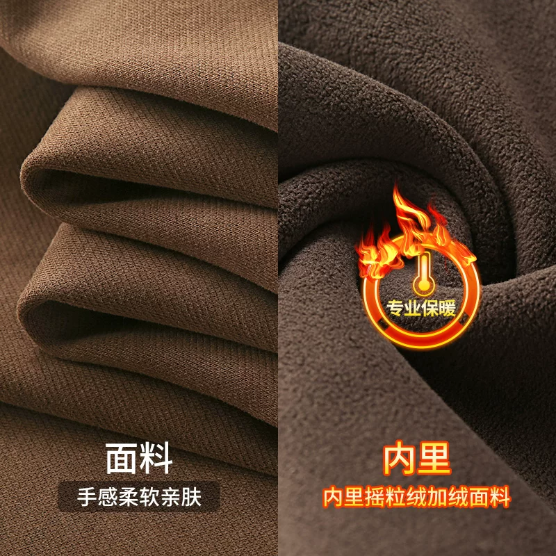 Quần jogger nỉ dày dặn OMZM460G dành cho nam, mẫu mới mùa đông 2024, chất liệu nỉ dày giữ ấm, kiểu dáng thường ngày