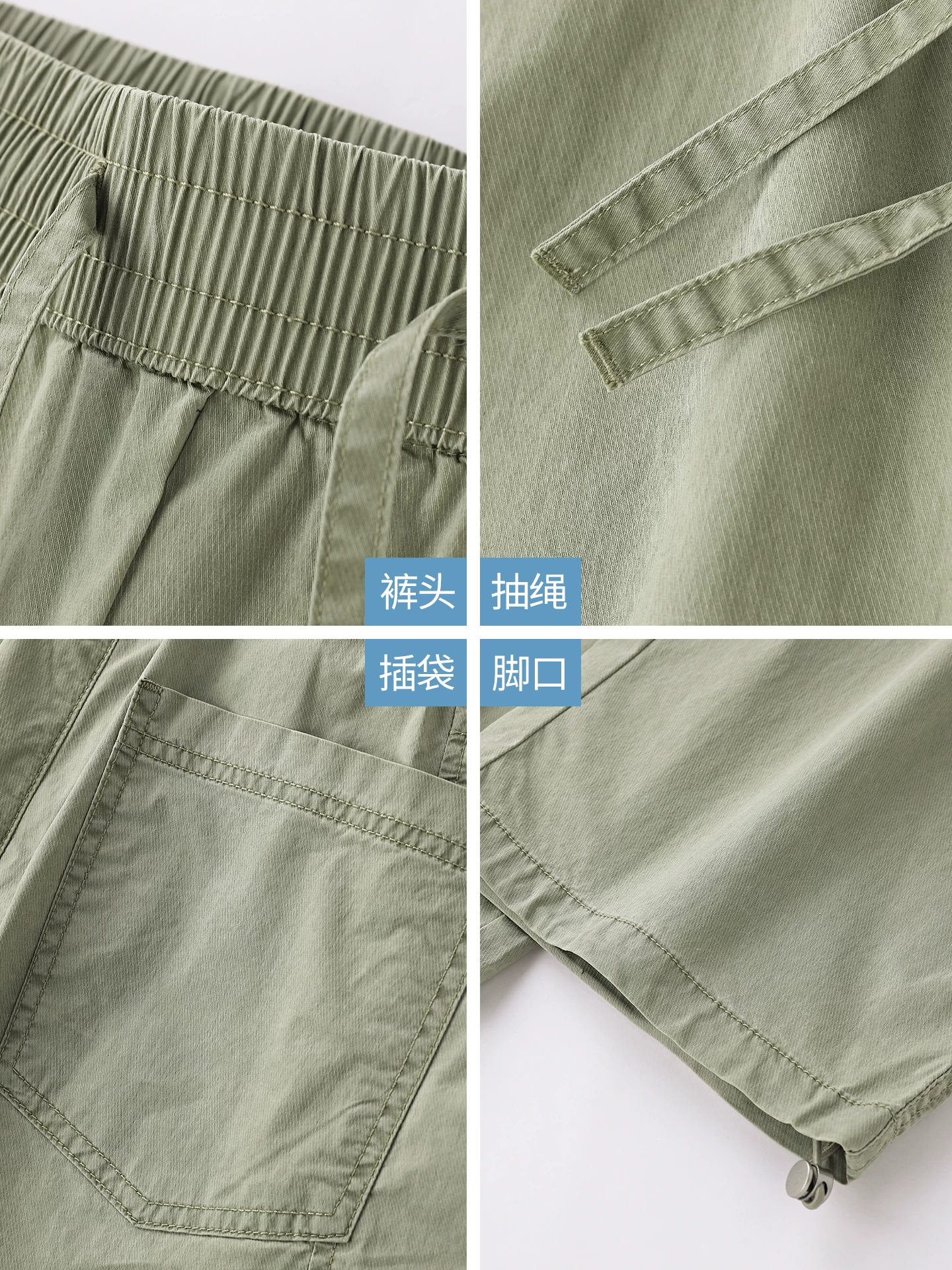 Quần cargo thể thao nhanh khô OMZM dành cho nam, quần ống rộng dáng thẳng phong cách đường phố Mỹ mùa hè, quần thường ngày chất liệu lụa đá đa năng dã ngoại