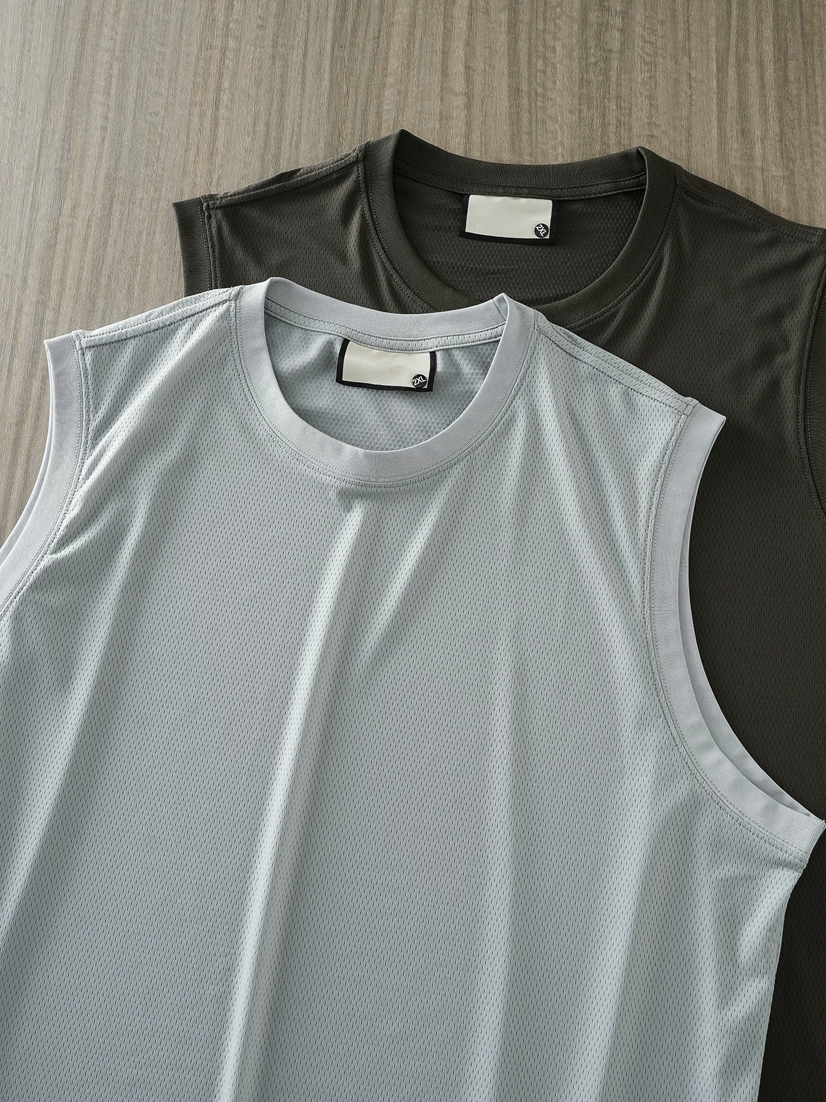 Áo ba lỗ lưới lụa đá kiểu Mỹ làm mát bằng nylon dành cho nam, áo thun không tay mỏng nhanh khô mùa hè, áo lót thể thao vượt rào