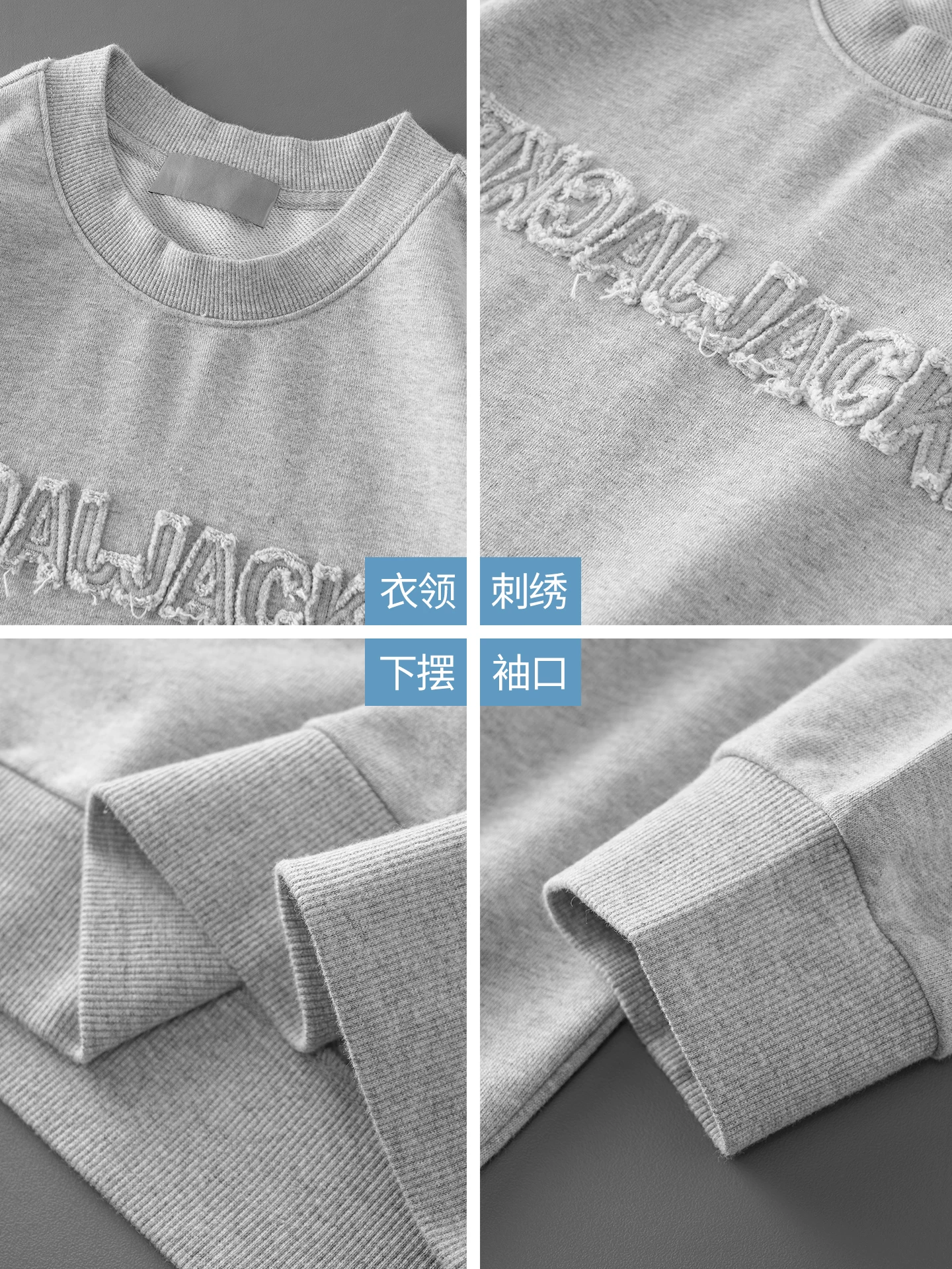 Áo nỉ ngoại cỡ bằng cotton nguyên chất hạng nặng OMZM dành cho nam, phong cách đường phố cao cấp của Mỹ mùa thu, áo sơ mi dài tay thêu kiểu cũ, áo khoác không mũ.