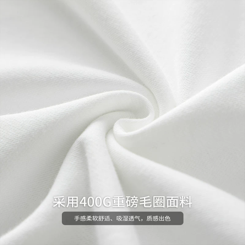 Áo thun cổ tròn chất liệu cotton dày dặn 400g kiểu Mỹ dành cho nam, áo lót cao cấp mùa đông, áo thun dài tay phối màu cotton nguyên chất dành cho nam.