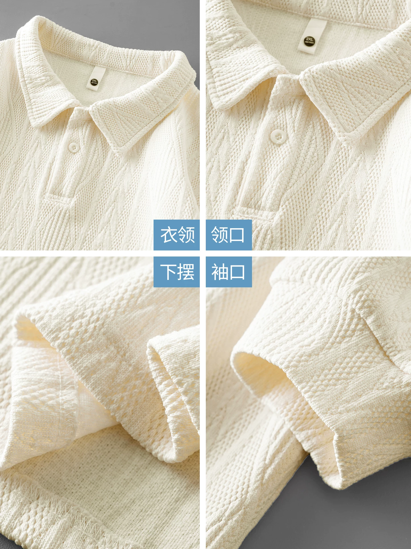 Áo nỉ có họa tiết OMZM dành cho nam, áo sơ mi POLO dài tay cao cấp mùa thu, áo khoác dáng rộng kiểu Mỹ