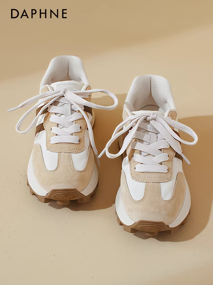 Giày tập múa ba lê Daphne dành cho nữ, mẫu mới thu đông 2025, kiểu dáng thời trang, thiết kế ôm dáng, giày thể thao phong cách dad.