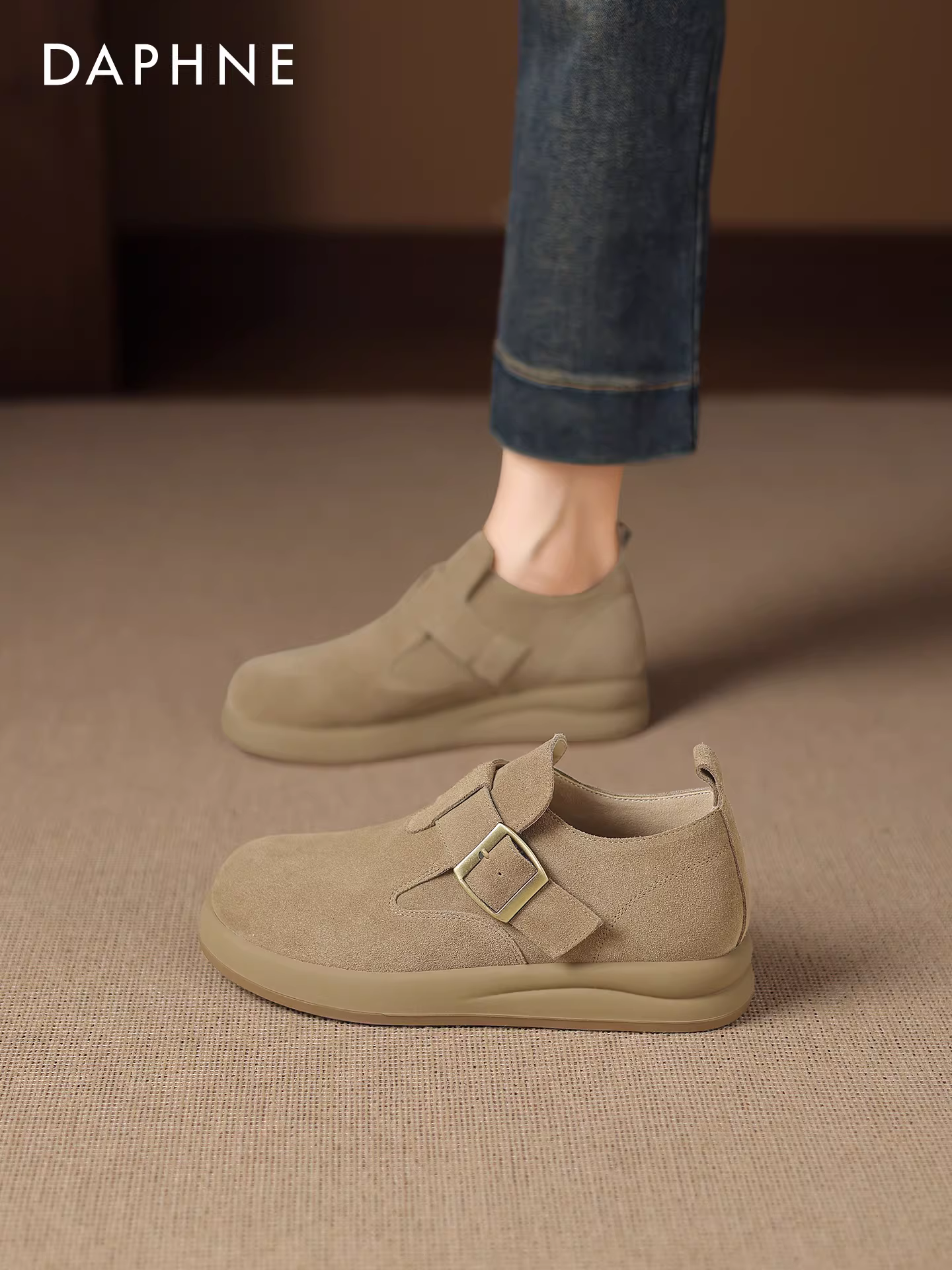 Giày lười kiểu Birkenstock Daphne tất cả trong một, mẫu mới 2025, đế mềm, dành cho nữ, mùa thu đông