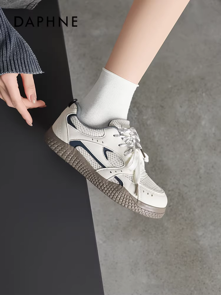 Giày tập múa ba lê Daphne dành cho nữ 2025, mẫu mới mùa hè, thoáng khí, đế mềm, giày thể thao, giày thể thao đế dày, màu trắng