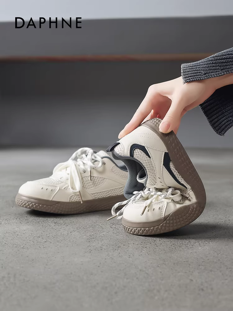 Giày tập múa ba lê Daphne dành cho nữ 2025, mẫu mới mùa hè, thoáng khí, đế mềm, giày thể thao, giày thể thao đế dày, màu trắng