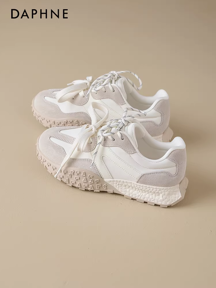 Giày tập múa ba lê Daphne dành cho nữ mùa xuân 2026 mới đa năng giày thể thao đế dày giày thể thao màu trắng