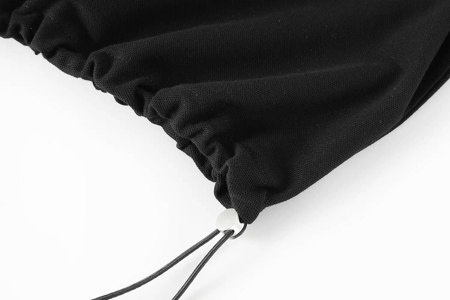 Bộ đồ nữ mùa hè kiểu Hàn Quốc, áo ngắn thêu hình trái tim dễ thương, có dây rút ở eo, chân váy xếp ly cao eo