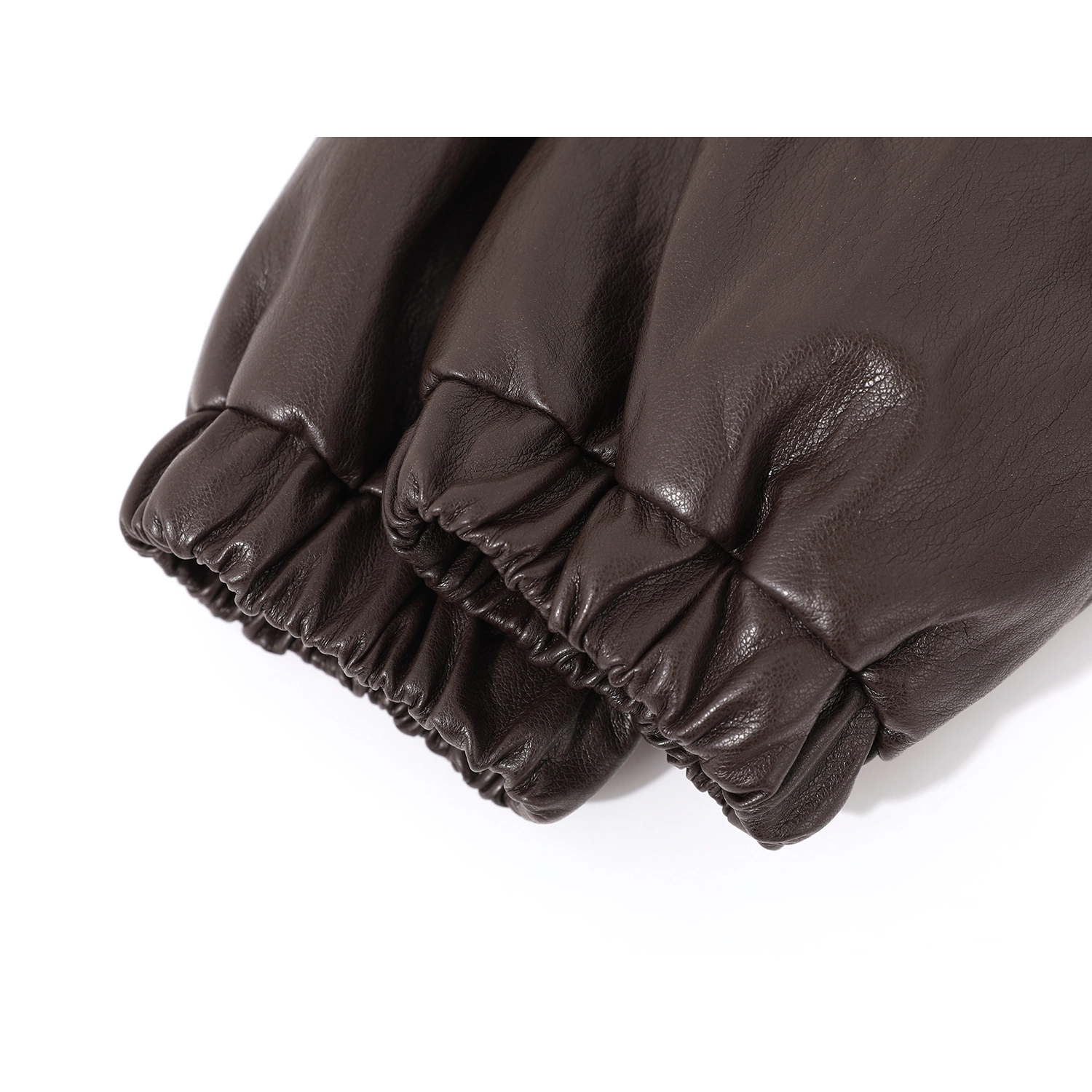 Áo khoác da ngắn cổ đứng kiểu retro dành cho nữ, thiết kế mới cho đầu mùa thu, phong cách Mỹ độc đáo, áo khoác màu nâu nhỏ nhắn