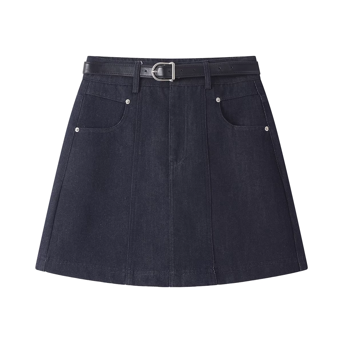 Váy bút chì denim dáng chữ A cao cấp, cạp cao, tôn dáng dành cho nữ, đang thịnh hành trong năm nay ở mùa xuân, mùa thu và mùa hè.