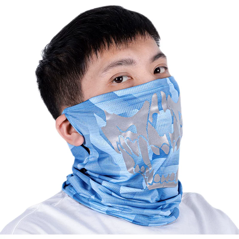 Khẩu trang chống nắng khi đạp xe, khăn lụa băng, khăn che mặt toàn mặt mùa hè cho nam và nữ, khăn che cổ thoáng khí khi đi xe máy.