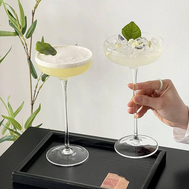 Ly cocktail siêu cao kiểu Nhật, ly chân cao Kimura, ly martini sáng tạo, ly sâm panh, cốc thủy tinh.