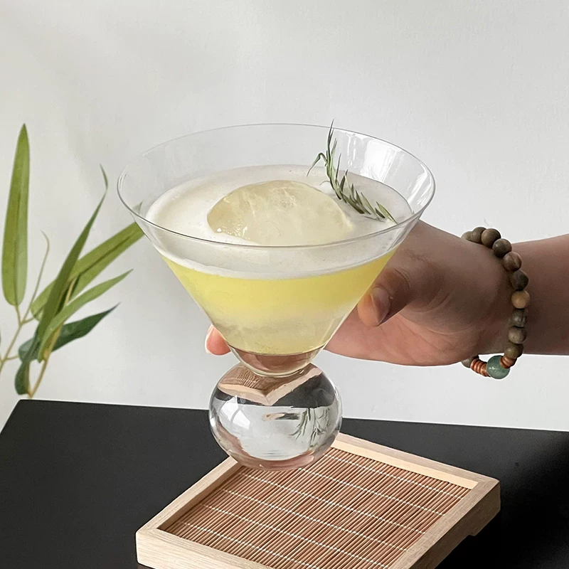 Ly martini đính hạt phong cách Nhật Bản, ly cocktail ngắn, ly sâm panh, cốc thủy tinh mỏng, cốc cà phê, ly rượu vang cao cấp.