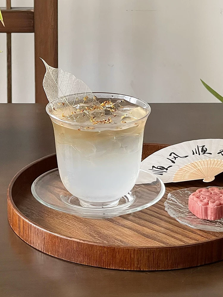 Cốc uống nước kiểu Trung Quốc, cốc mỏng trong suốt, cốc cà phê, cốc latte đá Mỹ, cốc trà, cốc cocktail đặc biệt