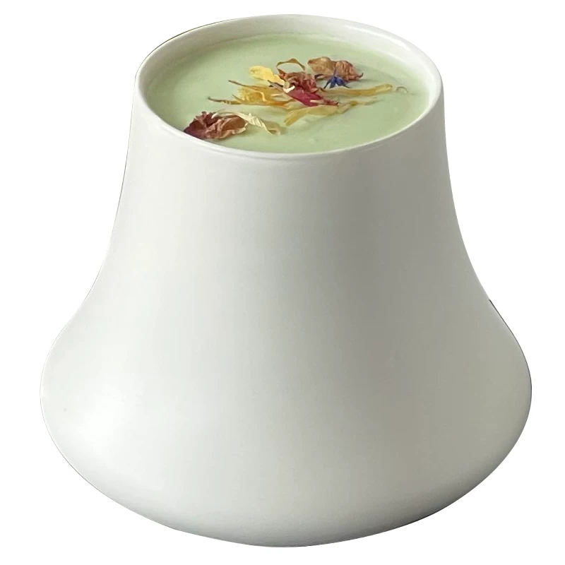 Cốc núi lửa gốm sứ trắng thiết kế kiểu Trung Quốc, có giá trị thẩm mỹ cao, cốc uống nước đặc biệt, cốc uống nước lạnh, cốc cà phê latte, cốc nước.
