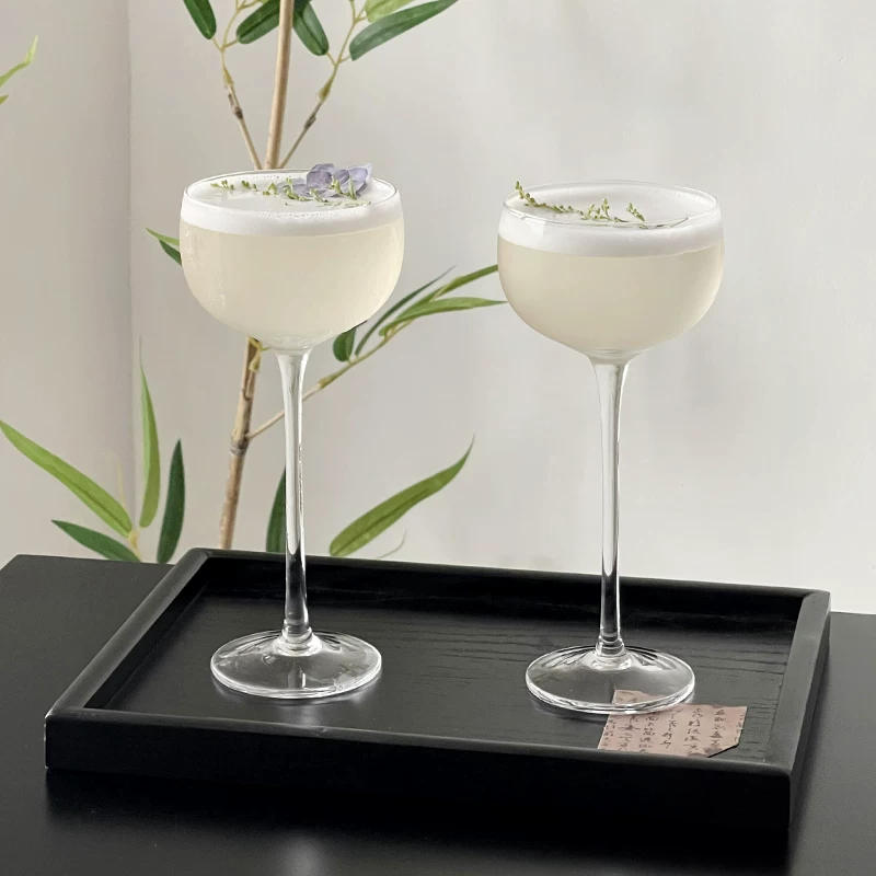 Ly cocktail Kimura thủ công kiểu Nhật, ly uống rượu tạo không khí sang trọng, ly pha lê hình tháp, ly chân cao, cốc thủy tinh, ly trà và rượu vang.