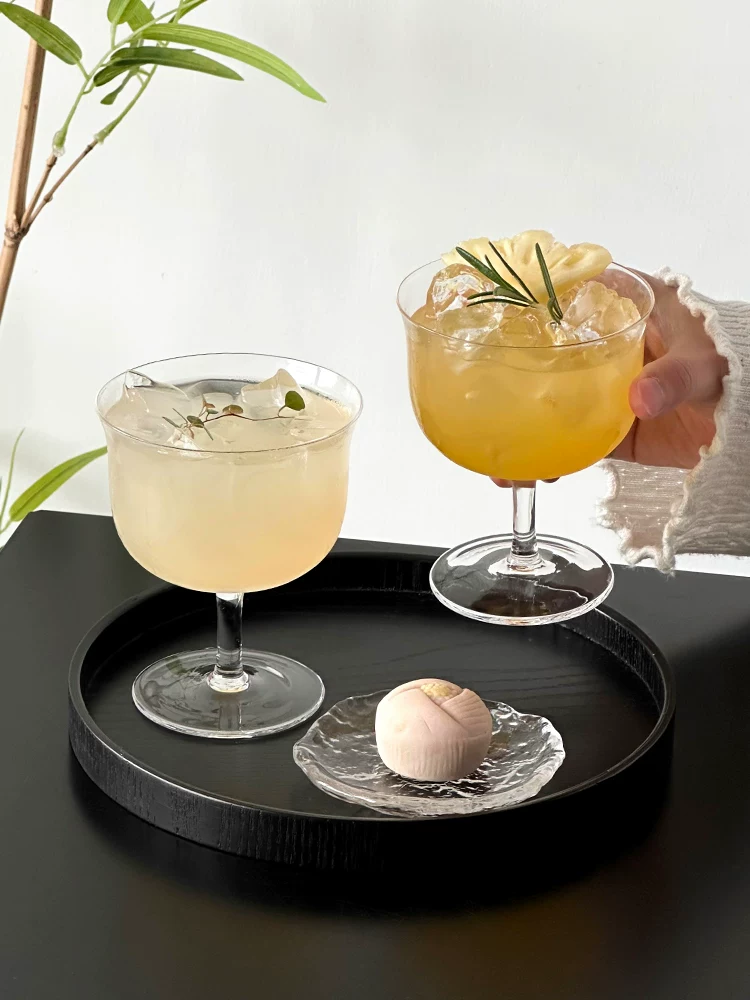 Ly cocktail sáng tạo kiểu Trung Quốc, ly thủy tinh cao cấp, ly rượu vang, ly cao, ly cocktail cổ điển, tách trà.