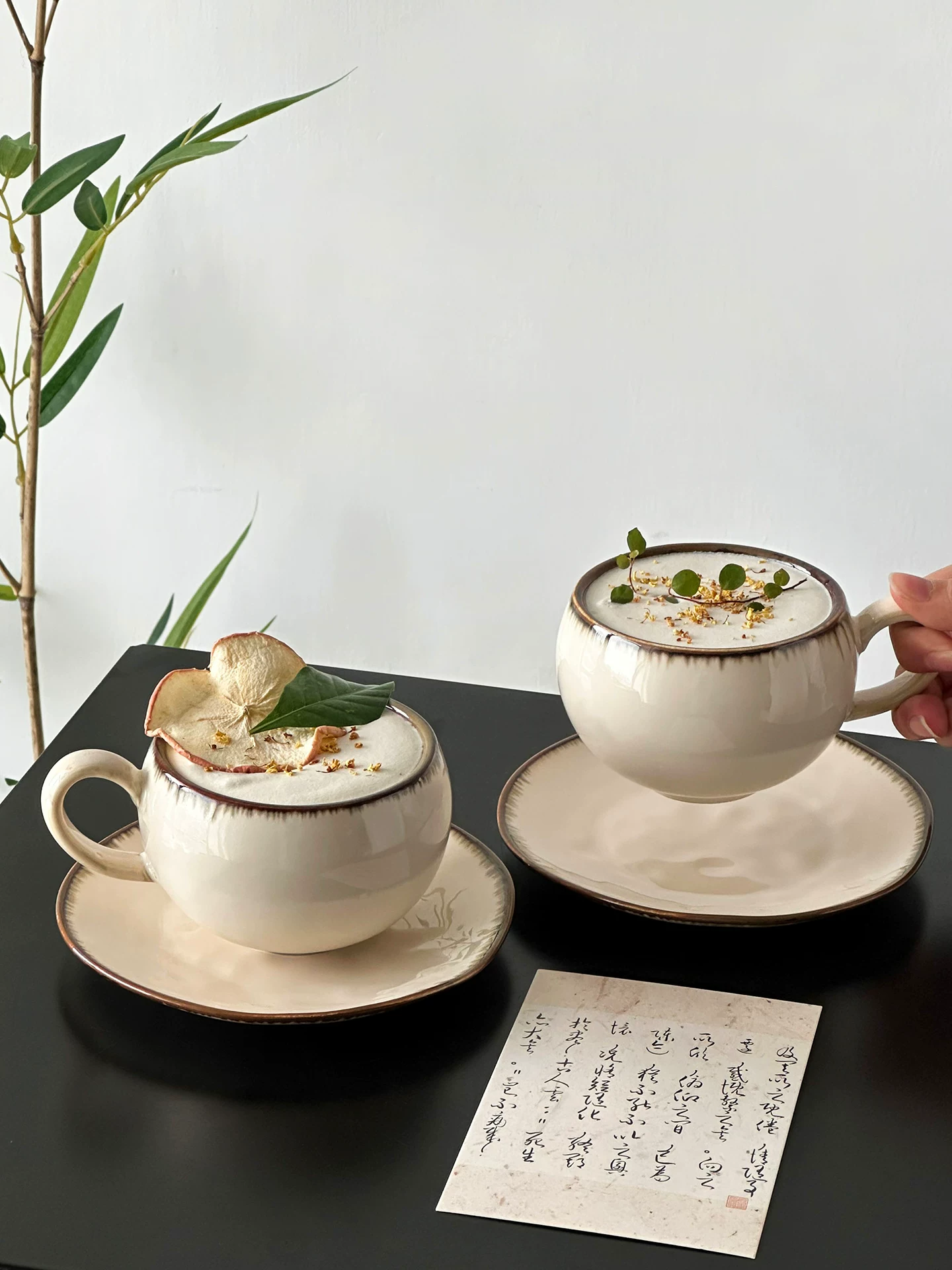 Bộ cốc cà phê độc đáo lấy cảm hứng từ thiết kế, bộ cốc và đĩa sứ cao cấp, cốc latte cổ điển, cốc vẽ latte, cốc nước.
