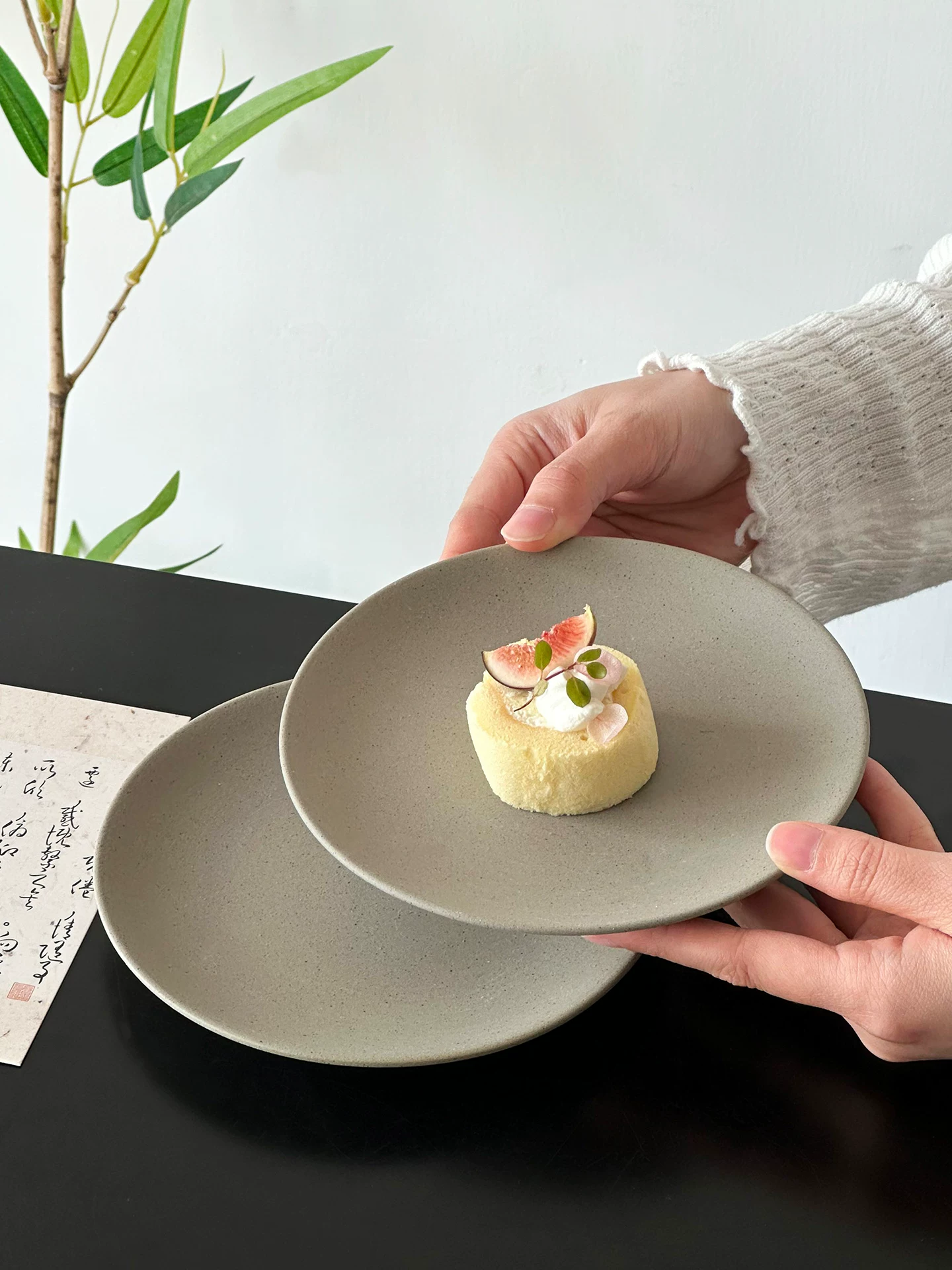 Đĩa đựng bánh gốm sứ kiểu Trung Quốc, đĩa trái cây đẹp mắt, đĩa tráng miệng trà chiều tinh tế, đĩa đựng đồ ăn nhẹ, đĩa đựng đồ ăn kiểu cổ điển.
