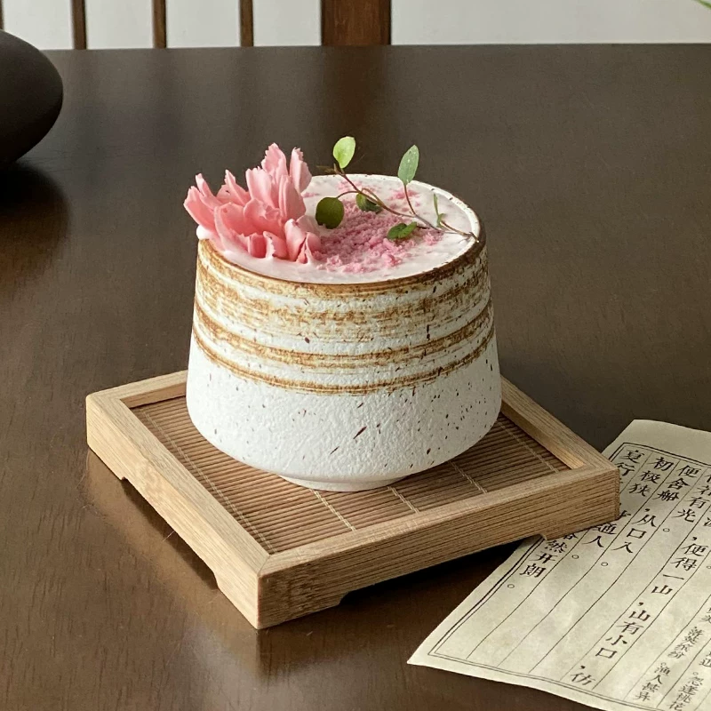 Cốc cà phê gốm sứ cổ điển, cốc gốm vẽ tay sáng tạo, cốc latte Americano đá, cốc trà Kung Fu, cốc nước.