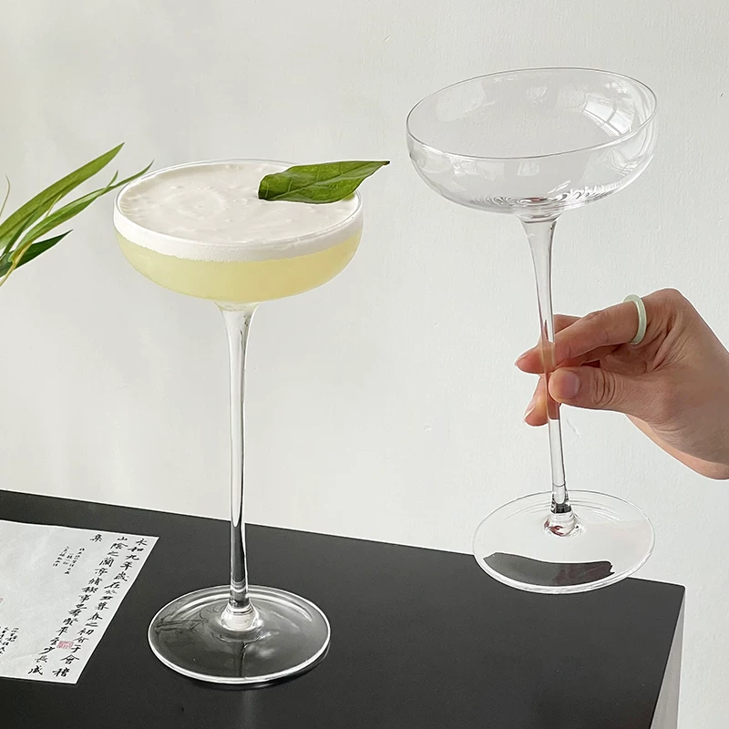 Ly cocktail siêu cao kiểu Nhật, ly chân cao Kimura, ly martini sáng tạo, ly sâm panh, cốc thủy tinh.