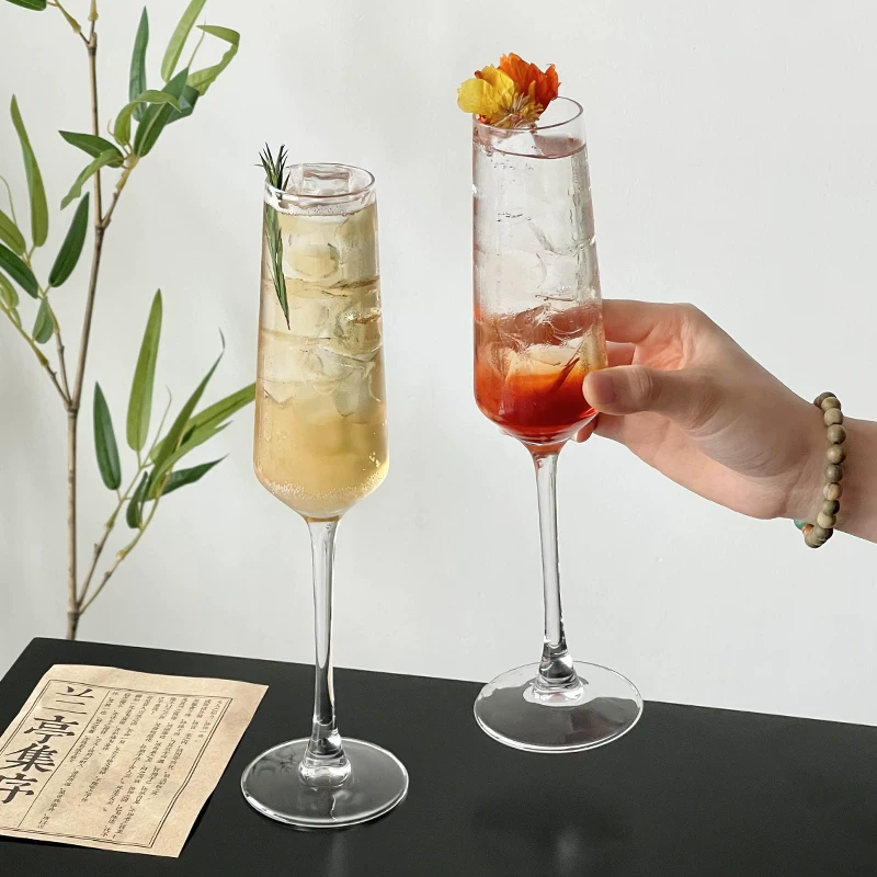 Ly rượu sâm banh, ly trà sữa cao cấp, ly chân cao đơn giản, ly cocktail, ly hơi say, ly đồ uống lạnh, cốc thủy tinh
