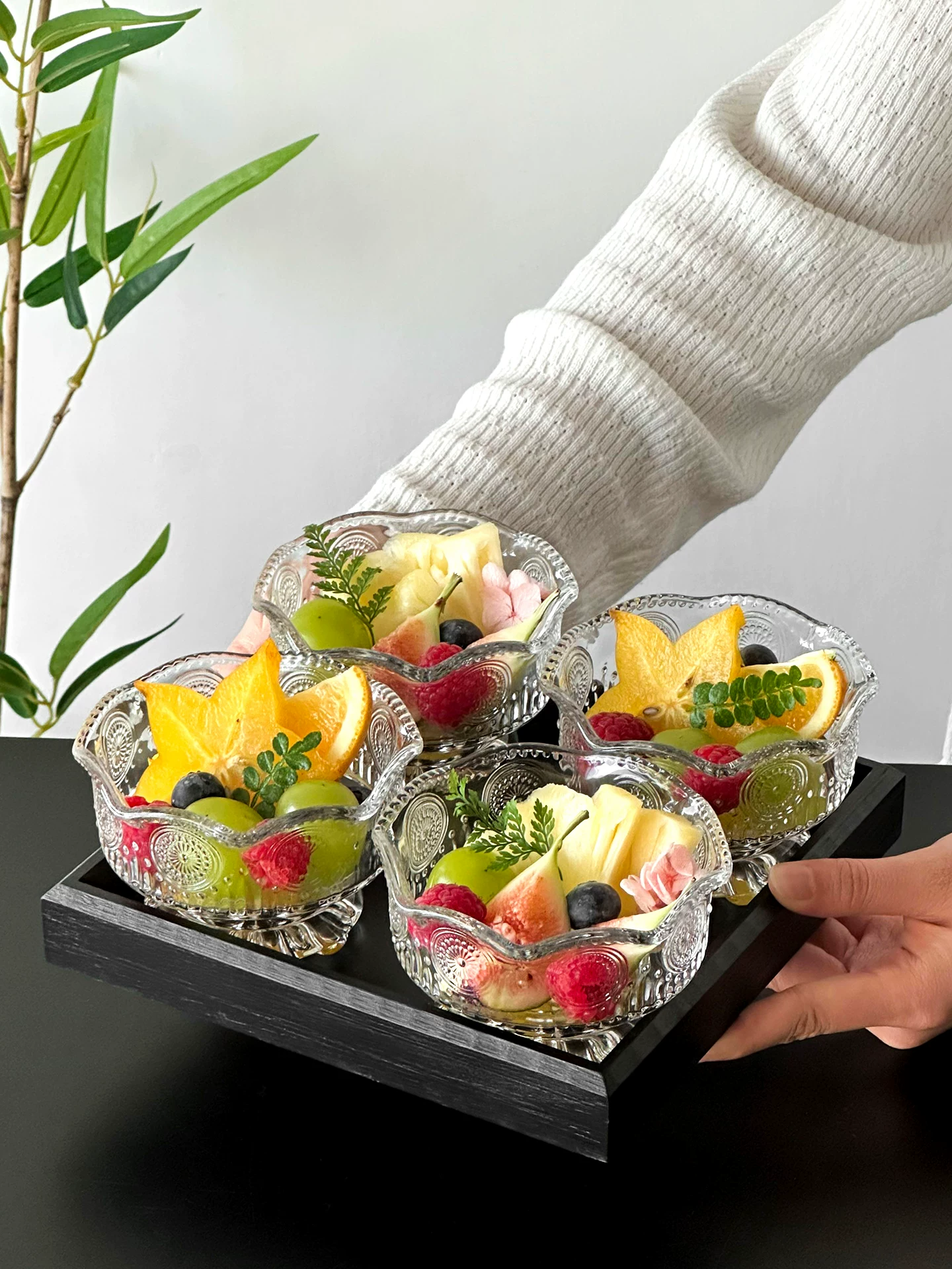 Bát đựng trái cây bằng thủy tinh tinh xảo, đĩa đựng trái cây cao cấp, khay đựng trái cây để bàn cà phê, khay đựng đồ ăn nhẹ, khay đựng trái cây sấy khô cao cấp, khay đựng đồ ăn sáng tạo.