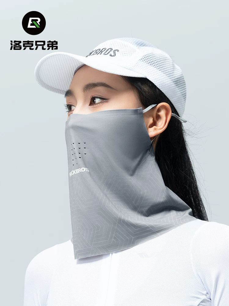 Mặt nạ chống nắng bằng lụa đá Rock Brothers, khăn trùm đầu chống tia cực tím, khăn quàng cổ, mũ đi xe đạp, khăn che mặt ngoài trời cho nam và nữ trong mùa hè